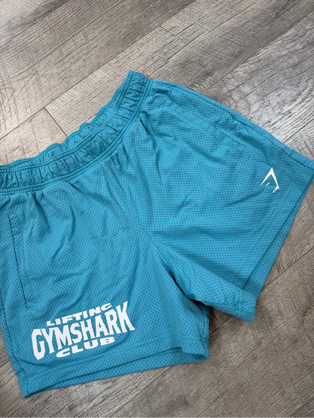 Gymshark Teal Mesh Training Shorts